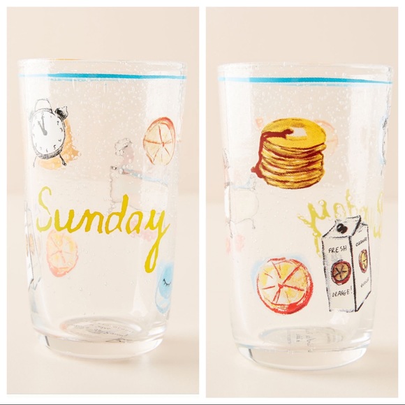 Anthropologie Saturday Sunday Weekend Juice Glass - Picture 2 of 8